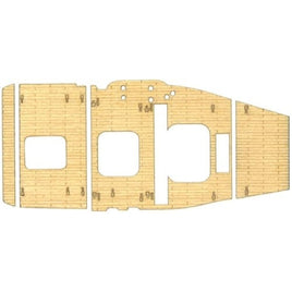 ちび丸Gup6 赤城 専用木甲板シール