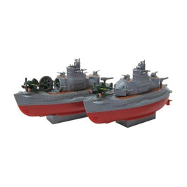 ちび丸-17EX-1 ちび丸艦隊 伊400型潜水艦2隻セット 特別仕様(エッチングパーツ&木甲板シール付き)