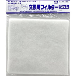 ※新価格※GT-03F 交換フィルター(5枚入り) Mr.スーパーブース・Mr.スーパーブースコンパクト・Mr.簡易塗装ブース用