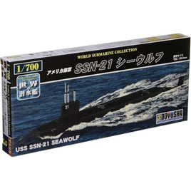 1/700 世界の潜水艦 3.アメリカ海軍 SSN-21 シーウルフ プラモデル 再販