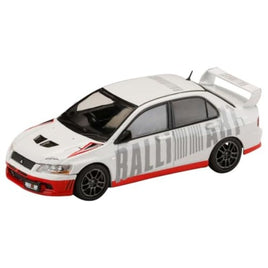 HJ642054AW HJ64 1/64 Mitsubishiランサーエボリューション 7 GSR RALLIART スコーティアホワイト