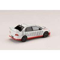 HJ642054AW HJ64 1/64 Mitsubishiランサーエボリューション 7 GSR RALLIART スコーティアホワイト