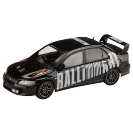 HJ642054ABK HJ64 1/64 Mitsubishiランサーエボリューション 7 GSR RALLIART アメジストブラックパール