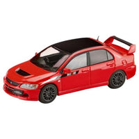 HJ647054CR HJ64 1/64 Mitsubisiランサーエボリューション 9 MR GSR JDMカスタム エンジンディスプレイモデル付 レッドソリッド