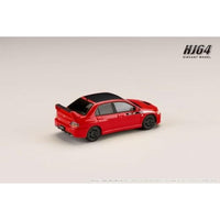 HJ647054CR HJ64 1/64 Mitsubisiランサーエボリューション 9 MR GSR JDMカスタム エンジンディスプレイモデル付 レッドソリッド
