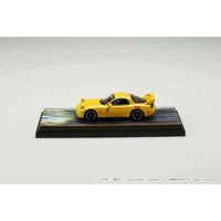 HJ645007DB HJ64 1/64 Mazda RX-7(FD3S)RED SUNS / 頭文字D VS 中里 毅 高橋 啓介ドライバーフィギュア付き