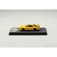 HJ643007BDY HJ64 1/64 Mazda RX-7(FD3S)RED SUNS / 頭文字D with 藤原 拓海 高橋 啓介ドライバーフィギュア付き