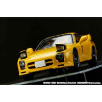 HJ643007BDY HJ64 1/64 Mazda RX-7(FD3S)RED SUNS / 頭文字D with 藤原 拓海 高橋 啓介ドライバーフィギュア付き