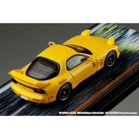 HJ643007BDY HJ64 1/64 Mazda RX-7(FD3S)RED SUNS / 頭文字D with 藤原 拓海 高橋 啓介ドライバーフィギュア付き