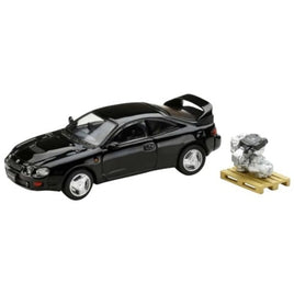 HJ641064ABK HJ64 1/64 Toyota セリカ GT-FOUR WRC EDITION (ST205) エンジンディスプレイモデル付き ブラック