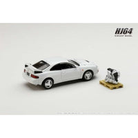 HJ641064AW HJ64 1/64 Toyota セリカ GT-FOUR WRC EDITION (ST205) エンジンディスプレイモデル付き スーパーホワイト Ⅱ