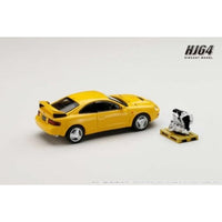 HJ641064AY HJ64 1/64 Toyota セリカ GT-FOUR WRC EDITION (ST205) エンジンディスプレイモデル付き スーパーブライトイエロー