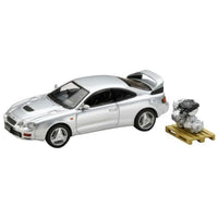 HJ641064AS HJ64 1/64 Toyota セリカ GT-FOUR WRC Edition (ST205) エンジンディスプレイモデル付き シルバー