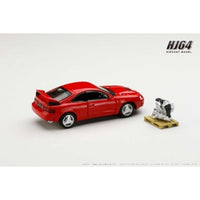 HJ641064AR HJ64 1/64 Toyota セリカ GT-FOUR WRC EDITION (ST205) エンジンディスプレイモデル付き スーパーレッドIV