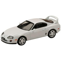 HJ642042W HJ64 1/64 Toyota スープラ RZ (JZA80)  アクティブスポイラーパーツ付き スーパーホワイトII