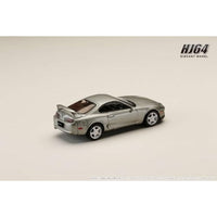 HJ642042S HJ64 1/64 Toyota スープラ RZ (JZA80)  アクティブスポイラーパーツ付き シルバーメタリックグラファイト