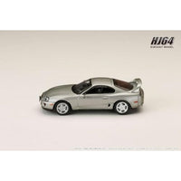HJ642042S HJ64 1/64 Toyota スープラ RZ (JZA80)  アクティブスポイラーパーツ付き シルバーメタリックグラファイト