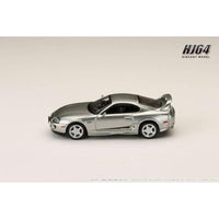 HJ643042S HJ64 1/64 Toyota スープラ RZ (JZA80) 純正オプション装着車 アクティブスポイラーパーツ付き シルバーメタリックグラファイト