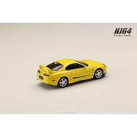 HJ643042Y HJ64 1/64 Toyota スープラ RZ (JZA80) 純正オプション装着車 アクティブスポイラーパーツ付き スーパーブライトイエロー