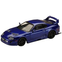 HJ644042BL HJ64 1/64 Toyota スープラ (JZA80) JDM カスタムバージョン ブルーマイカメタリック