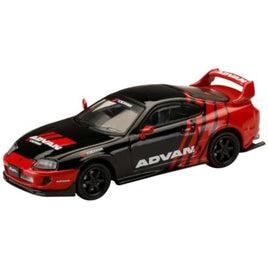 HJ645042AV HJ64 1/64 Toyota スープラ (JZA80) YOKOHAMA ADVAN COLOR ブラック