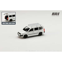 HJ642062W HJ64 1/64 Toyota プロボックス カスタムバージョン / ルーフキャリア付きホワイト
