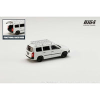 HJ642062W HJ64 1/64 Toyota プロボックス カスタムバージョン / ルーフキャリア付きホワイト