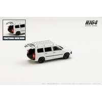 HJ642062W HJ64 1/64 Toyota プロボックス カスタムバージョン / ルーフキャリア付きホワイト