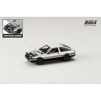 HJ641052AWB HJ64 1/64 Toyota スプリンター トレノ GT APEX (AE86) JDM Style ホワイト/ブラック