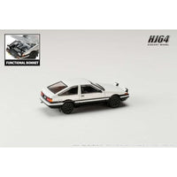 HJ641052AWB HJ64 1/64 Toyota スプリンター トレノ GT APEX (AE86) JDM Style ホワイト/ブラック