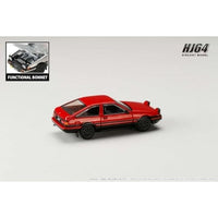 HJ641052ARB HJ64 1/64 Toyota スプリンター トレノ GT APEX (AE86) JDM Style レッド/ブラック