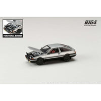 HJ641052ASB HJ64 1/64 Toyota スプリンター トレノ GT APEX (AE86) JDM Style シルバー/ブラック