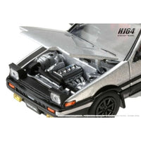 HJ641052ASB HJ64 1/64 Toyota スプリンター トレノ GT APEX (AE86) JDM Style シルバー/ブラック