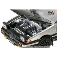 HJ641052BWB HJ64 1/64 Toyota スプリンター トレノ GT APEX (AE86) JDM Style カーボンボンネット ホワイト/ブラック