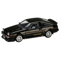 HJ645052BK HJ64 1/64 トヨタ スプリンター トレノ GT APEX (AE86) BLACK LIMITED JDM Style ブラック