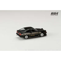 HJ645052BK HJ64 1/64 トヨタ スプリンター トレノ GT APEX (AE86) BLACK LIMITED JDM Style ブラック