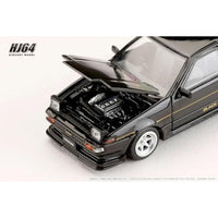 HJ645052BK HJ64 1/64 トヨタ スプリンター トレノ GT APEX (AE86) BLACK LIMITED JDM Style ブラック