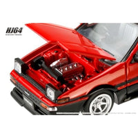 HJ645052RB HJ64 1/64 トヨタ スプリンター トレノ 後期型 JDM Style レッド / ブラック