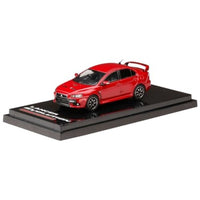 HJ642053AR HJ64 1/64 三菱ランサーエボリューションⅩ FINAL EDITION エンジンディスプレイモデル付き レッドメタリック