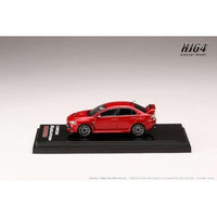 HJ642053AR HJ64 1/64 三菱ランサーエボリューションⅩ FINAL EDITION エンジンディスプレイモデル付き レッドメタリック