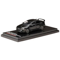 HJ642053ABK HJ64 1/64 三菱ランサーエボリューションⅩ FINAL EDITION エンジンディスプレイモデル付き ファントムブラックパール