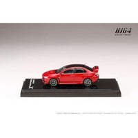 HJ642053CR HJ64 1/64 三菱ランサーエボリューション Ⅹ FINAL EDITION エンジンディスプレイモデル付き レッドメタリック / ブラックルーフ