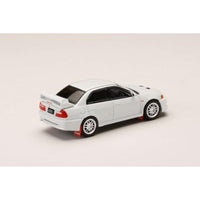 HJ642032AW HJ64 1/64 Mitsubishiランサー GSR エボリューション 5 (CP9A) 1998 マッドフラップ付き スコーティアホワイト