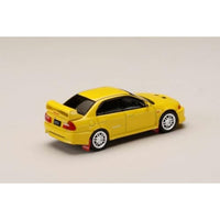 HJ642032AY HJ64 1/64 Mitsubishiランサー GSR エボリューション 5 (CP9A) 1998 マッドフラップ付き ダンデライオンイエロー