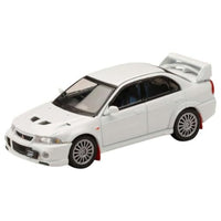 HJ642033AW HJ64 1/64 Mitsubishi ランサー GSR エボリューション 6 (CP9A) 1999 マッドフラップ付き スコーティアホワイト