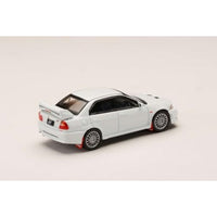 HJ642033AW HJ64 1/64 Mitsubishi ランサー GSR エボリューション 6 (CP9A) 1999 マッドフラップ付き スコーティアホワイト