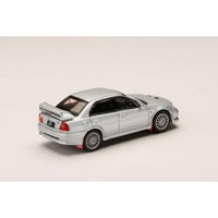 HJ642033AS HJ64 1/64 Mitsubishi ランサー GSR エボリューション 6 (CP9A) 1999 マッドフラップ付き サテライトシルバー