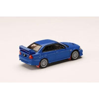 HJ642033ABL HJ64 1/64 Mitsubishi ランサー GSR エボリューション 6 (CP9A) 1999 マッドフラップ付き ランスブルー