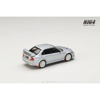 HJ642033BS HJ64 1/64 三菱 ランサー GSR エボリューション 6 (T.M.E) (CP9A) 2000 マッドフラップ付き サテライトシルバーメタリック
