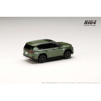HJ643061BGR HJ64 1/64 レクサス LX600 オフロード テレーン カーキ マイカ メタリック / ヘーゼル インテリア